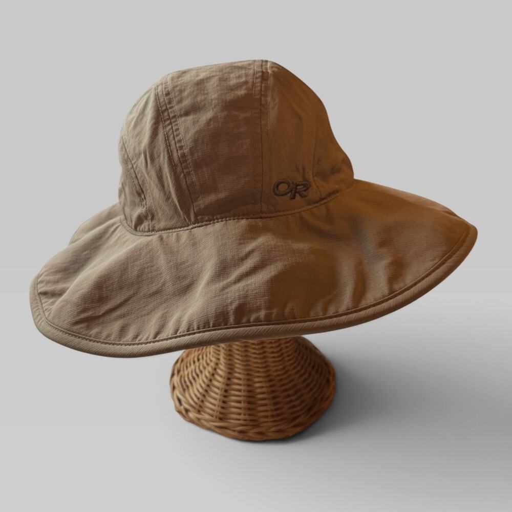 Outdoor Research Tan Wide Brim Sun Hat Adjustable Large L/G